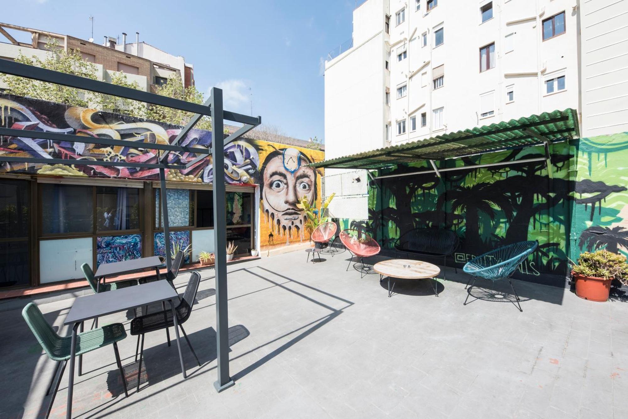 No Limit Hostel Graffiti Barcelona Exterior foto